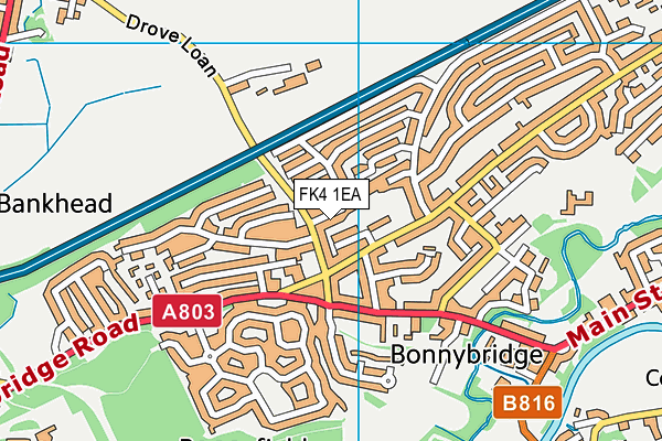 FK4 1EA map - OS VectorMap District (Ordnance Survey) FK4 1EA map - OS VectorMap District (Ordnance Survey)