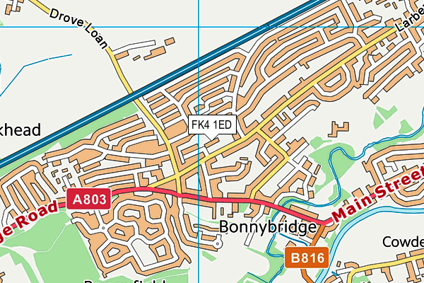 FK4 1ED map - OS VectorMap District (Ordnance Survey) FK4 1ED map - OS VectorMap District (Ordnance Survey)