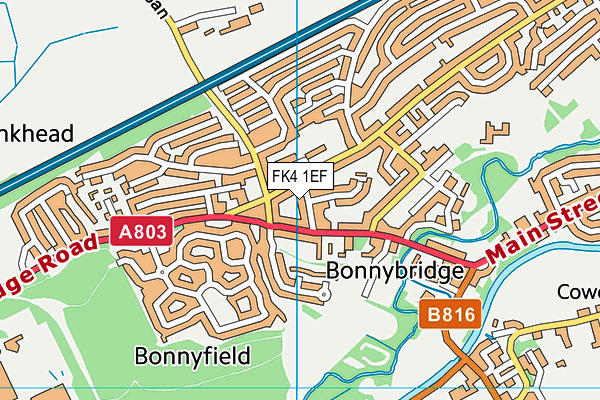 FK4 1EF map - OS VectorMap District (Ordnance Survey) FK4 1EF map - OS VectorMap District (Ordnance Survey)