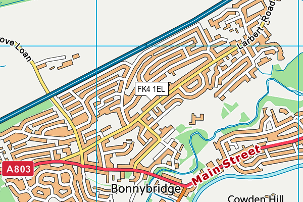 FK4 1EL map - OS VectorMap District (Ordnance Survey) FK4 1EL map - OS VectorMap District (Ordnance Survey)