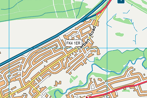 FK4 1ER map - OS VectorMap District (Ordnance Survey) FK4 1ER map - OS VectorMap District (Ordnance Survey)