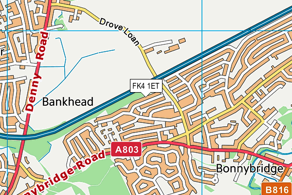 FK4 1ET map - OS VectorMap District (Ordnance Survey) FK4 1ET map - OS VectorMap District (Ordnance Survey)