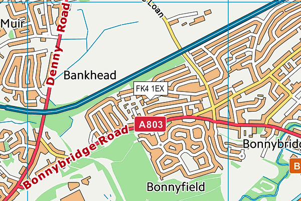 FK4 1EX map - OS VectorMap District (Ordnance Survey) FK4 1EX map - OS VectorMap District (Ordnance Survey)