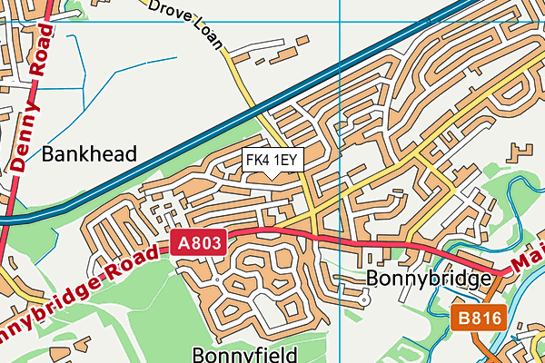 FK4 1EY map - OS VectorMap District (Ordnance Survey) FK4 1EY map - OS VectorMap District (Ordnance Survey)