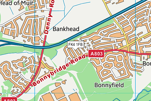 FK4 1FB map - OS VectorMap District (Ordnance Survey) FK4 1FB map - OS VectorMap District (Ordnance Survey)