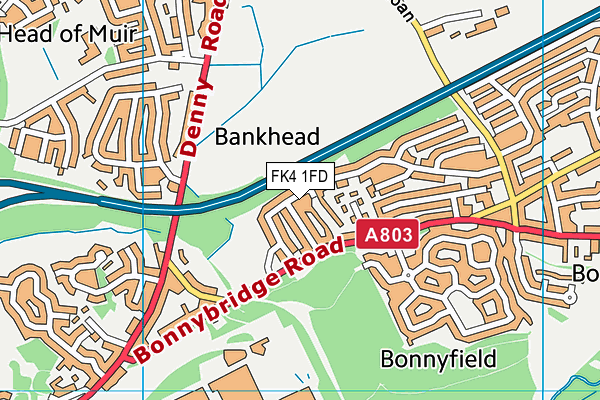 FK4 1FD map - OS VectorMap District (Ordnance Survey) FK4 1FD map - OS VectorMap District (Ordnance Survey)