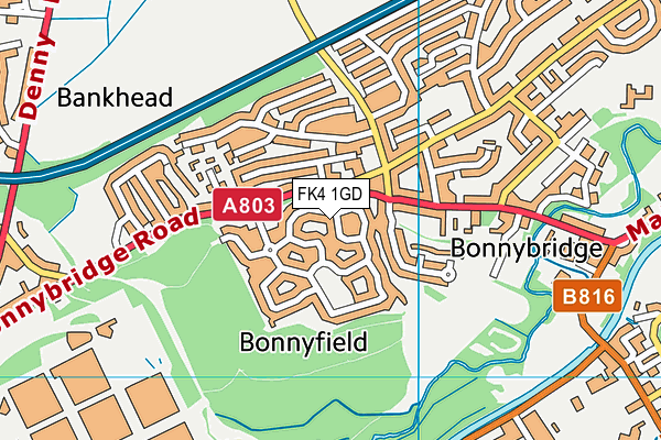 FK4 1GD map - OS VectorMap District (Ordnance Survey) FK4 1GD map - OS VectorMap District (Ordnance Survey)