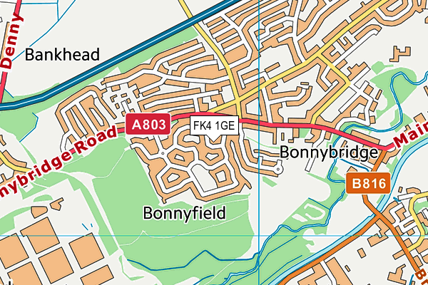 FK4 1GE map - OS VectorMap District (Ordnance Survey) FK4 1GE map - OS VectorMap District (Ordnance Survey)