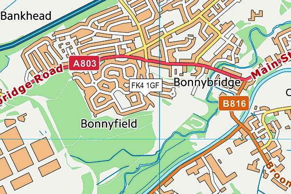 FK4 1GF map - OS VectorMap District (Ordnance Survey) FK4 1GF map - OS VectorMap District (Ordnance Survey)