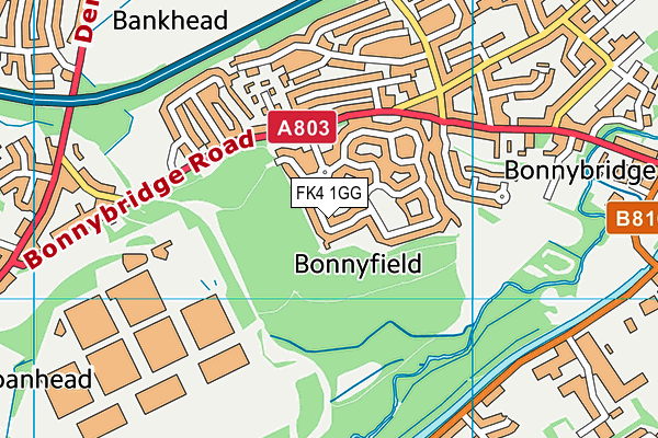 FK4 1GG map - OS VectorMap District (Ordnance Survey) FK4 1GG map - OS VectorMap District (Ordnance Survey)