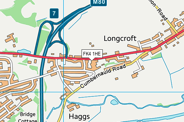 FK4 1HE map - OS VectorMap District (Ordnance Survey) FK4 1HE map - OS VectorMap District (Ordnance Survey)