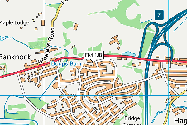 FK4 1JB map - OS VectorMap District (Ordnance Survey) FK4 1JB map - OS VectorMap District (Ordnance Survey)