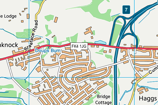 FK4 1JG map - OS VectorMap District (Ordnance Survey) FK4 1JG map - OS VectorMap District (Ordnance Survey)