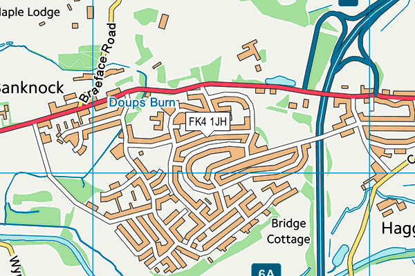 FK4 1JH map - OS VectorMap District (Ordnance Survey) FK4 1JH map - OS VectorMap District (Ordnance Survey)
