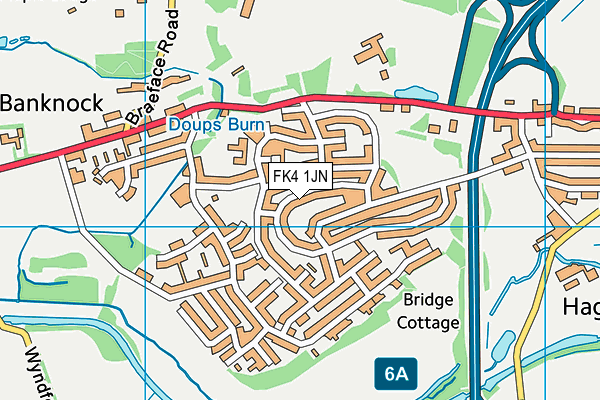 FK4 1JN map - OS VectorMap District (Ordnance Survey) FK4 1JN map - OS VectorMap District (Ordnance Survey)