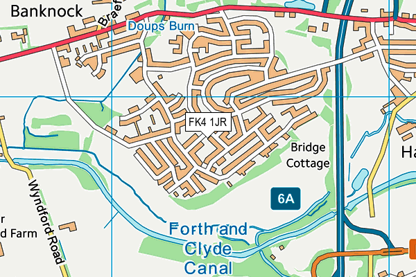 FK4 1JR map - OS VectorMap District (Ordnance Survey) FK4 1JR map - OS VectorMap District (Ordnance Survey)