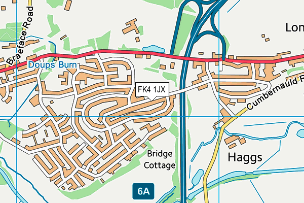 FK4 1JX map - OS VectorMap District (Ordnance Survey) FK4 1JX map - OS VectorMap District (Ordnance Survey)
