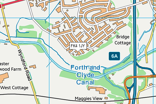 FK4 1JY map - OS VectorMap District (Ordnance Survey) FK4 1JY map - OS VectorMap District (Ordnance Survey)