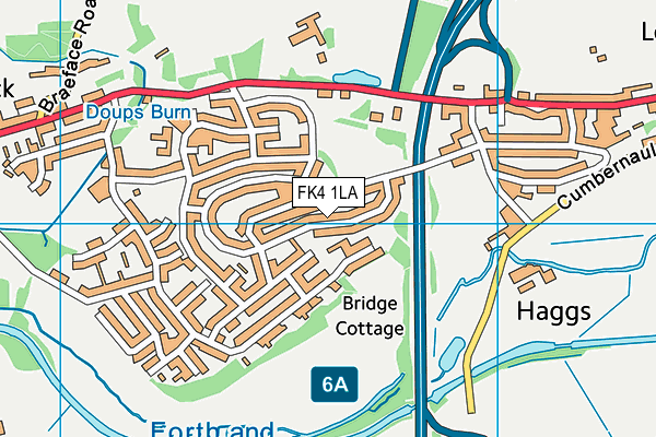 FK4 1LA map - OS VectorMap District (Ordnance Survey) FK4 1LA map - OS VectorMap District (Ordnance Survey)