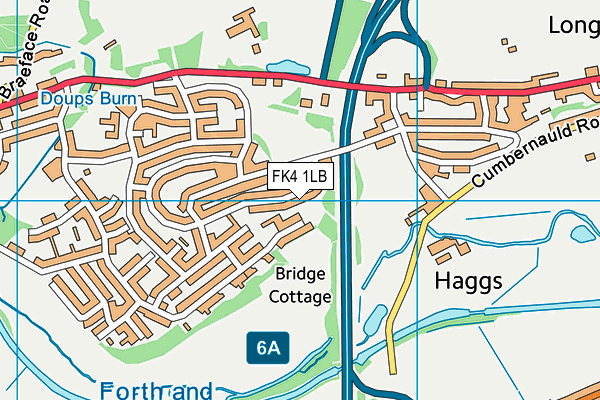 FK4 1LB map - OS VectorMap District (Ordnance Survey) FK4 1LB map - OS VectorMap District (Ordnance Survey)