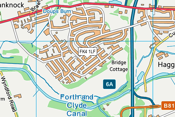 FK4 1LF map - OS VectorMap District (Ordnance Survey) FK4 1LF map - OS VectorMap District (Ordnance Survey)