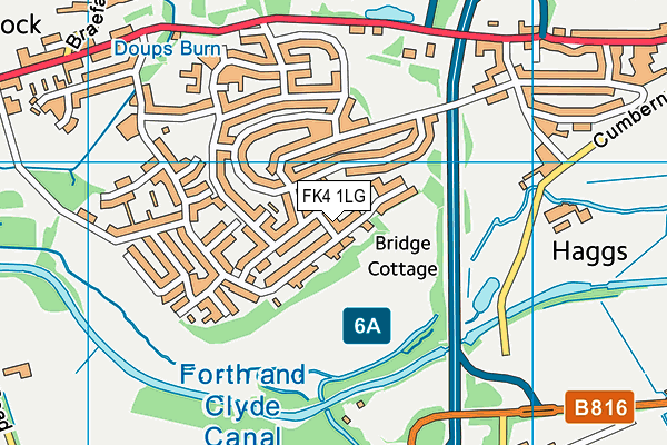 FK4 1LG map - OS VectorMap District (Ordnance Survey) FK4 1LG map - OS VectorMap District (Ordnance Survey)