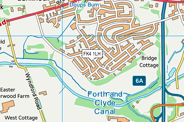 FK4 1LH map - OS VectorMap District (Ordnance Survey) FK4 1LH map - OS VectorMap District (Ordnance Survey)