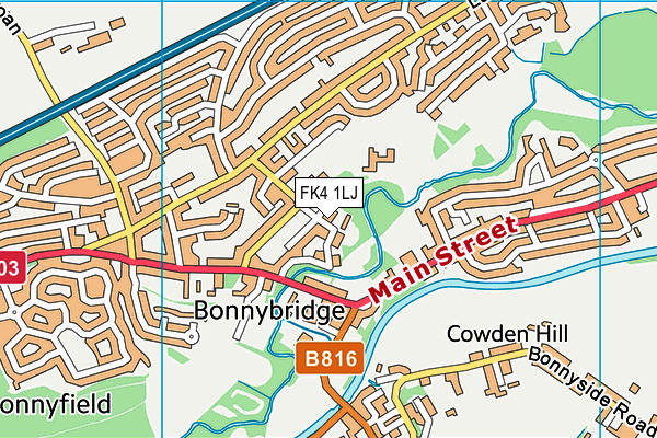 FK4 1LJ map - OS VectorMap District (Ordnance Survey)