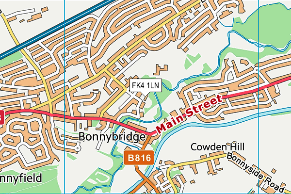 FK4 1LN map - OS VectorMap District (Ordnance Survey)