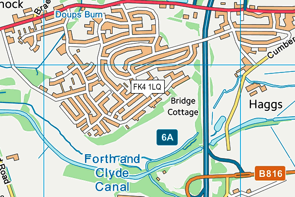 FK4 1LQ map - OS VectorMap District (Ordnance Survey) FK4 1LQ map - OS VectorMap District (Ordnance Survey)