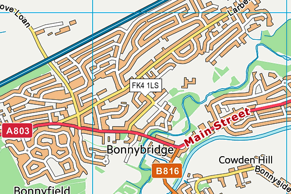 FK4 1LS map - OS VectorMap District (Ordnance Survey) FK4 1LS map - OS VectorMap District (Ordnance Survey)