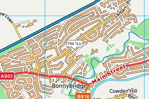 FK4 1LU map - OS VectorMap District (Ordnance Survey) FK4 1LU map - OS VectorMap District (Ordnance Survey)