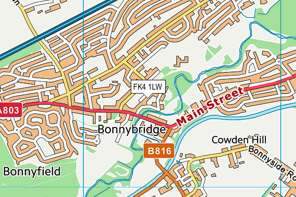 FK4 1LW map - OS VectorMap District (Ordnance Survey) FK4 1LW map - OS VectorMap District (Ordnance Survey)
