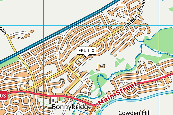 FK4 1LX map - OS VectorMap District (Ordnance Survey) FK4 1LX map - OS VectorMap District (Ordnance Survey)
