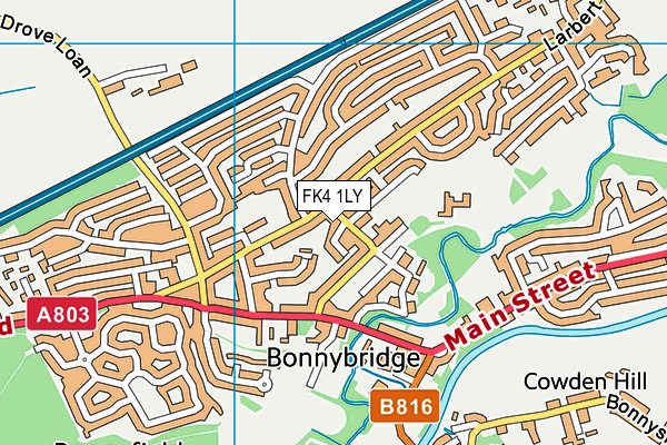 FK4 1LY map - OS VectorMap District (Ordnance Survey) FK4 1LY map - OS VectorMap District (Ordnance Survey)
