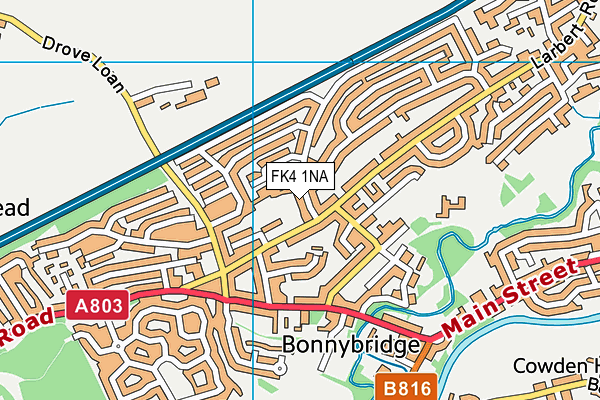 FK4 1NA map - OS VectorMap District (Ordnance Survey) FK4 1NA map - OS VectorMap District (Ordnance Survey)