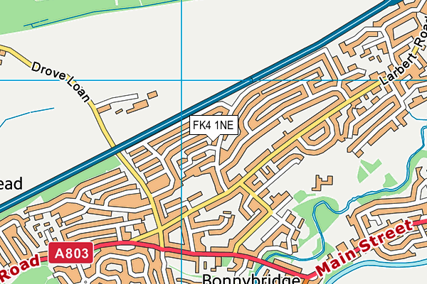 FK4 1NE map - OS VectorMap District (Ordnance Survey) FK4 1NE map - OS VectorMap District (Ordnance Survey)