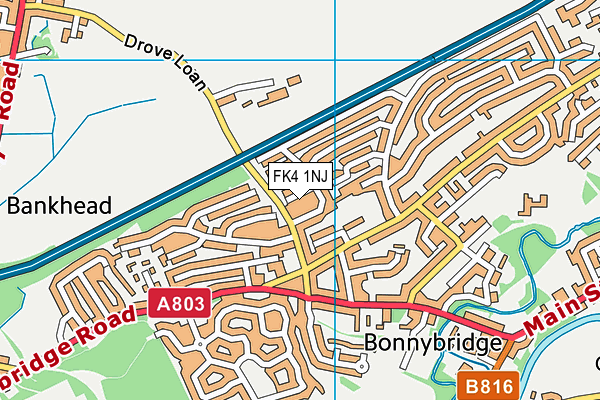 FK4 1NJ map - OS VectorMap District (Ordnance Survey) FK4 1NJ map - OS VectorMap District (Ordnance Survey)