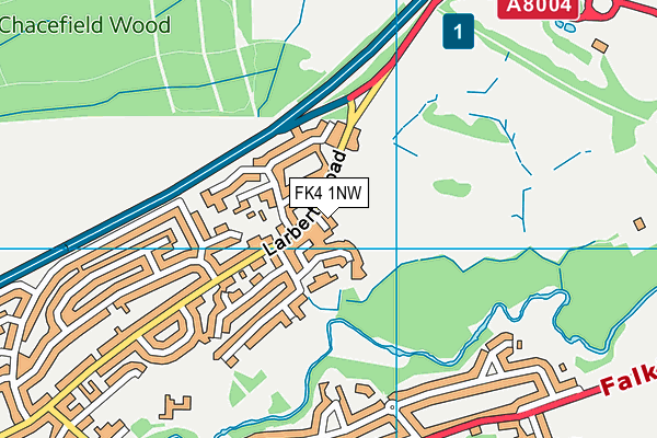 FK4 1NW map - OS VectorMap District (Ordnance Survey) FK4 1NW map - OS VectorMap District (Ordnance Survey)