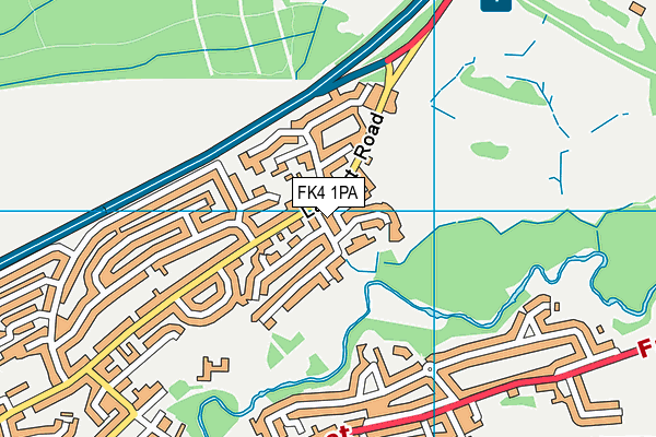 FK4 1PA map - OS VectorMap District (Ordnance Survey) FK4 1PA map - OS VectorMap District (Ordnance Survey)