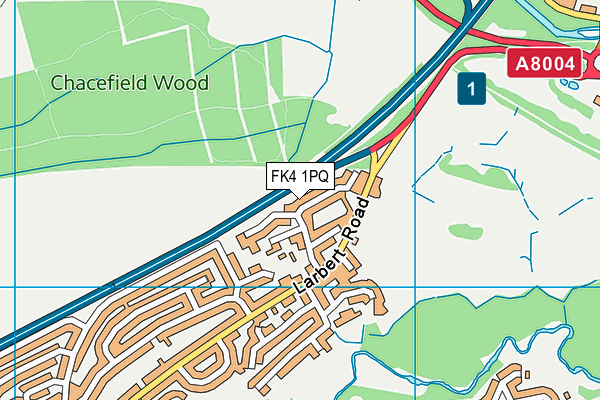 FK4 1PQ map - OS VectorMap District (Ordnance Survey) FK4 1PQ map - OS VectorMap District (Ordnance Survey)