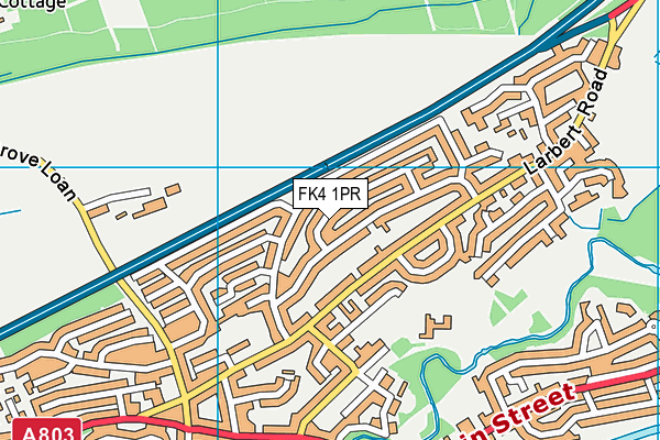 FK4 1PR map - OS VectorMap District (Ordnance Survey) FK4 1PR map - OS VectorMap District (Ordnance Survey)