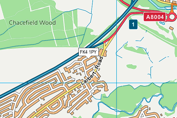 FK4 1PY map - OS VectorMap District (Ordnance Survey) FK4 1PY map - OS VectorMap District (Ordnance Survey)