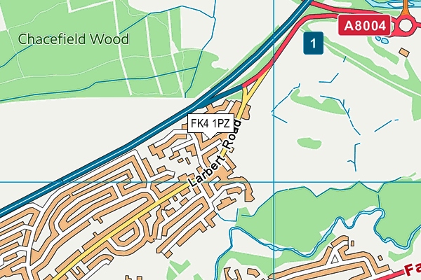 FK4 1PZ map - OS VectorMap District (Ordnance Survey) FK4 1PZ map - OS VectorMap District (Ordnance Survey)