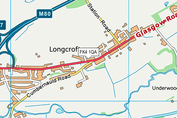 FK4 1QA map - OS VectorMap District (Ordnance Survey) FK4 1QA map - OS VectorMap District (Ordnance Survey)