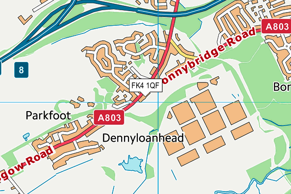 FK4 1QF map - OS VectorMap District (Ordnance Survey) FK4 1QF map - OS VectorMap District (Ordnance Survey)