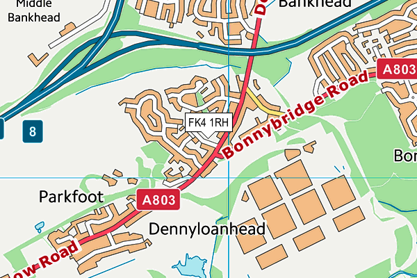FK4 1RH map - OS VectorMap District (Ordnance Survey) FK4 1RH map - OS VectorMap District (Ordnance Survey)