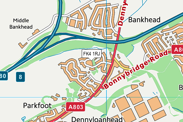 FK4 1RJ map - OS VectorMap District (Ordnance Survey) FK4 1RJ map - OS VectorMap District (Ordnance Survey)