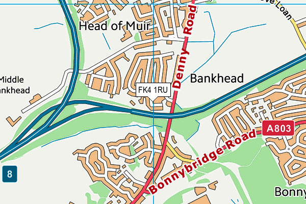 FK4 1RU map - OS VectorMap District (Ordnance Survey) FK4 1RU map - OS VectorMap District (Ordnance Survey)