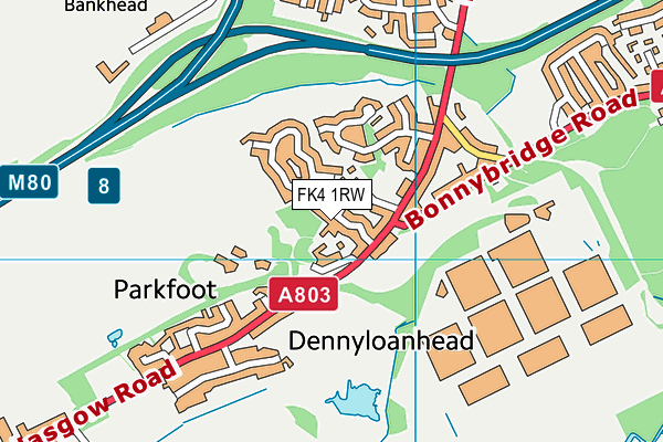 FK4 1RW map - OS VectorMap District (Ordnance Survey) FK4 1RW map - OS VectorMap District (Ordnance Survey)